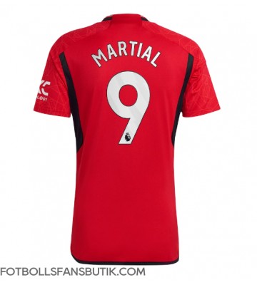 Manchester United Anthony Martial #9 Replika Hemmatröja 2023-24 Kortärmad